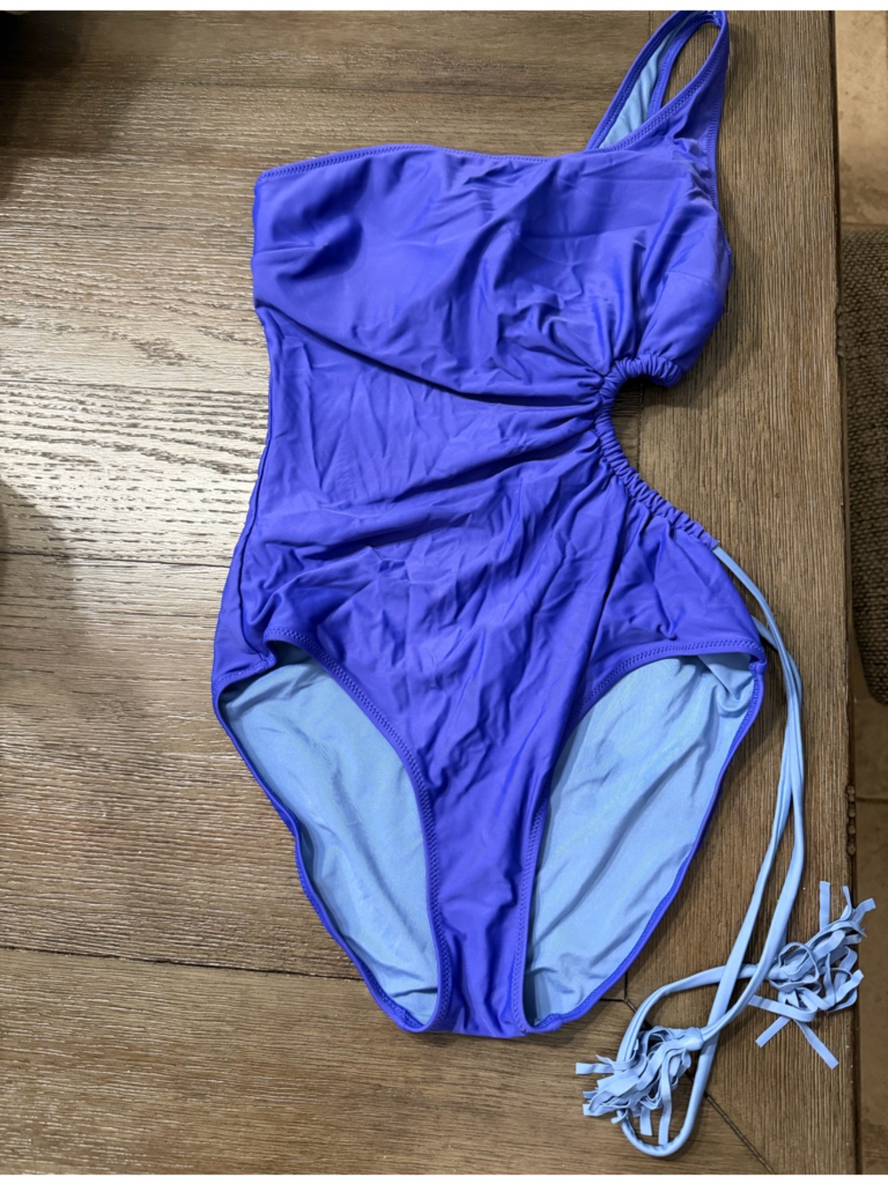 aerie One-Shoulder Cutout One-Piece Swimsuit